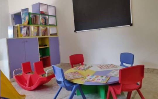 Happy Feet Kids Preschool and Learning Centre preschool building in Koregaon Park, Pune