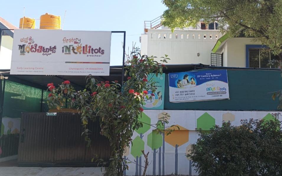 Firstcry Intellitots Preschool & Daycare preschool building in Anekal, Bengaluru
