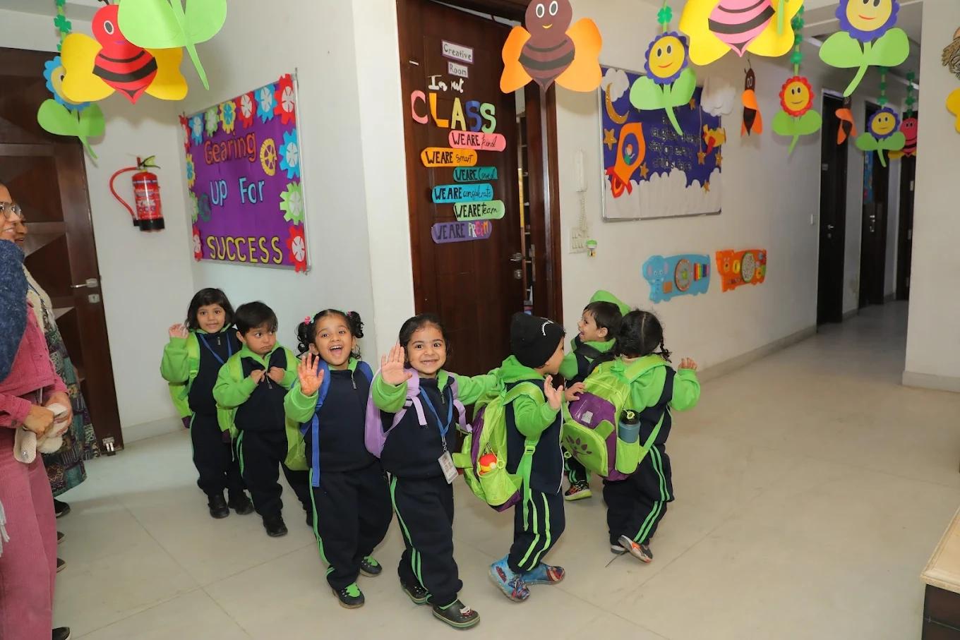 Grow Inn Steps Rohini preschool building in Rohini Sector 24, New Delhi