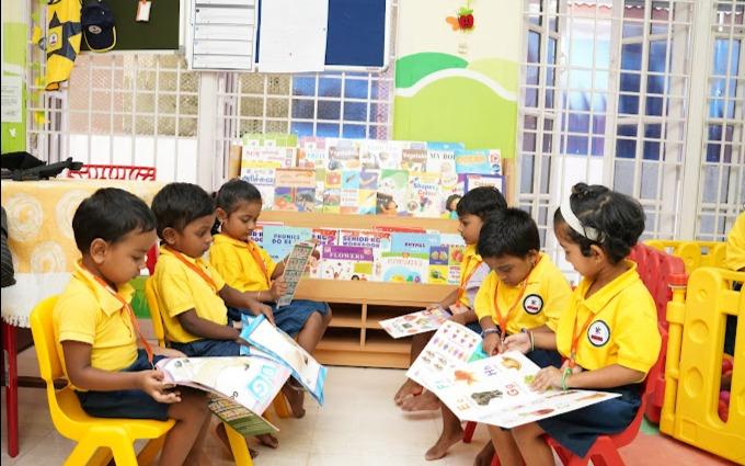 Kidzee Thiruvanmiyur Kannappa Nagar preschool building in Thiruvanmiyur, Chennai