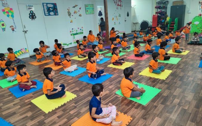 Laugh And Learn PreSchool preschool building in Bagalakunte, Bengaluru
