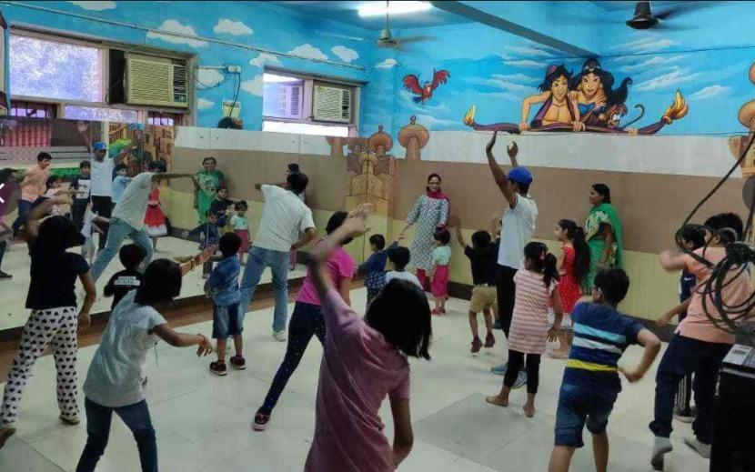 Indo American Sushant Lok preschool building in Sector 15, Gurugram