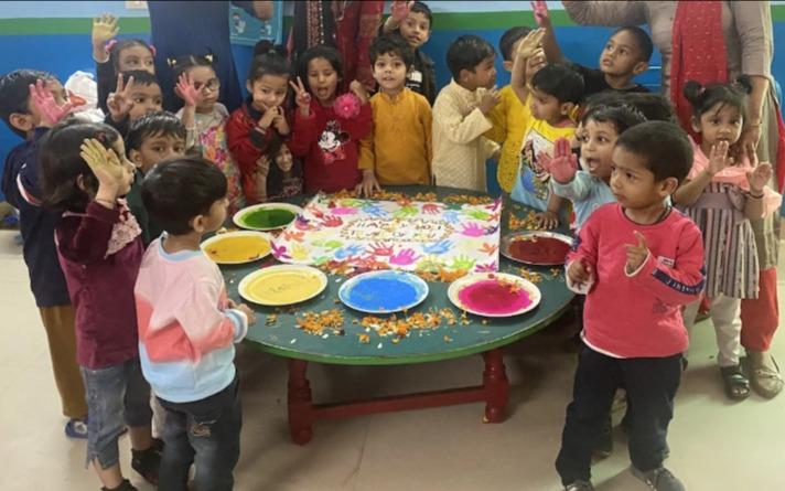 Tender Care Playschool Sadiq Nagar preschool building in Sadiq Nagar, New Delhi