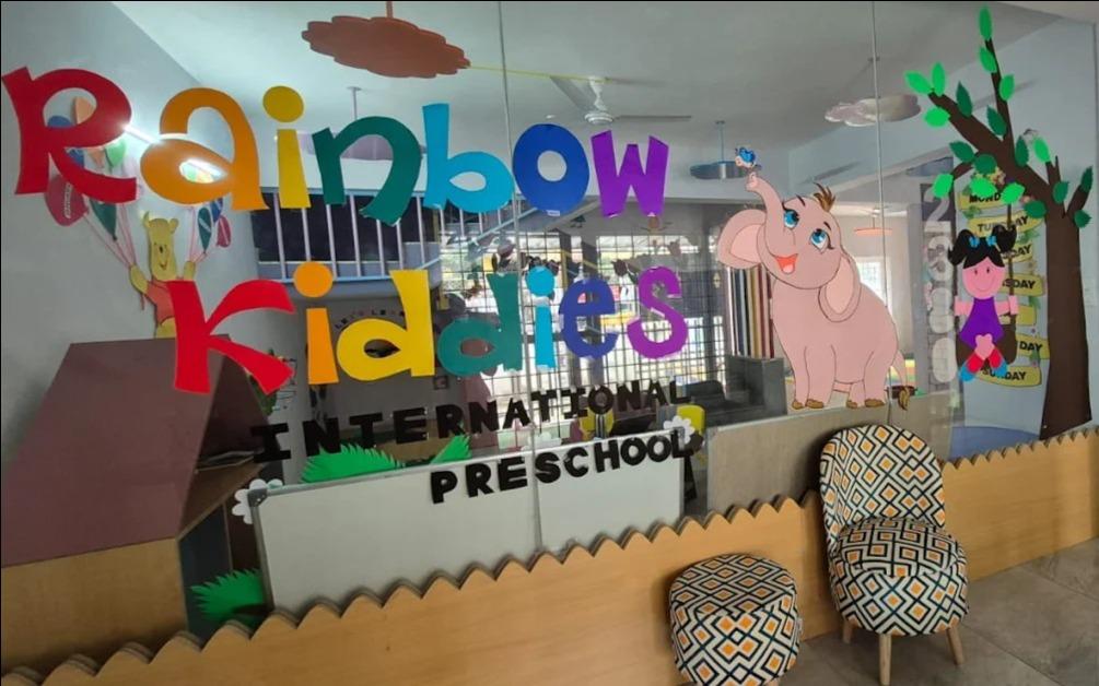 Rainbow Kiddies International Seegehalli preschool building in Seegehalli, Bengaluru