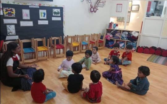 Vivero International Preschool And Childcare preschool building in Btp Raman Nagar, Bengaluru