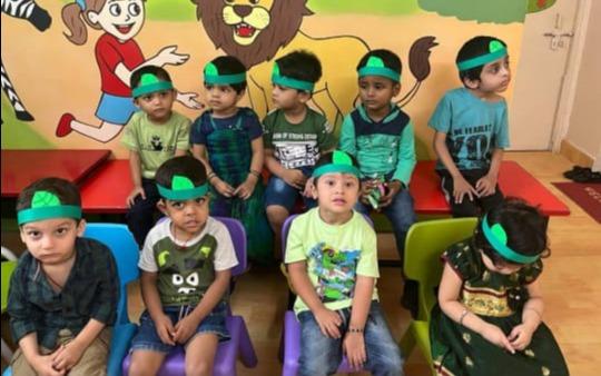 Dolphins Playschool & Nursery preschool building in Wanowrie, Pune