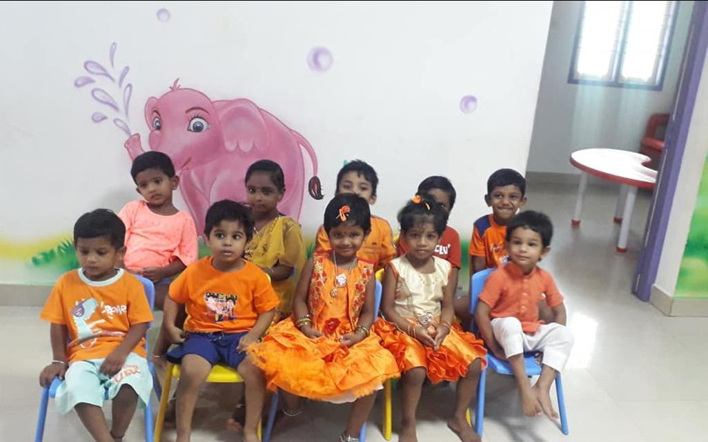 Little Elly preschool building in Madipakkam, Chennai
