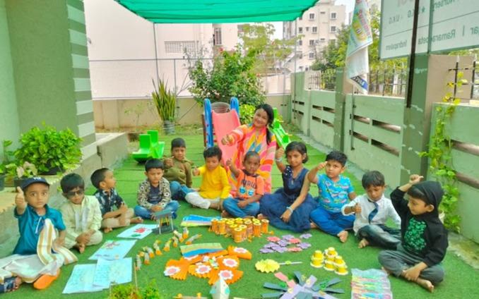 Pearls Preschool Ramaraopet preschool building in Rama Rao Peta, Kakinada