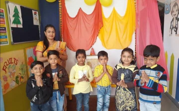 Hello Kids - Little World preschool building in Bawadiya Kalan, Bhopal
