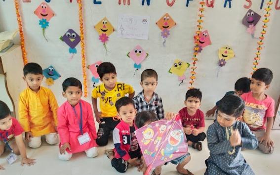 PR Little Star Playschool preschool building in Rasayani, Rasayani