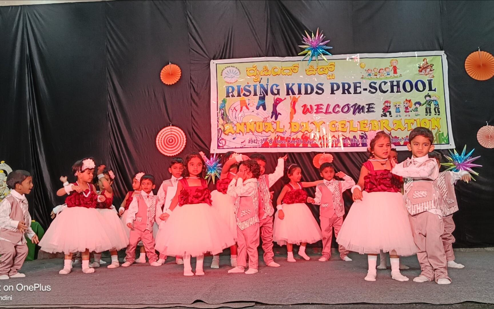 Rising kids pre school preschool building in Chandapura, Bengaluru