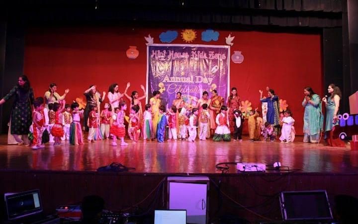 Mini Mouse Kids Zone preschool building in Wakad, Pune