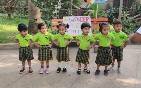 Wonder kids School Kharegaon preschool building in Kalwa, Mumbai