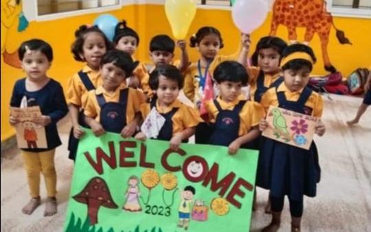 Daffodils Play School preschool building in Warje, Pune