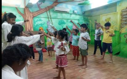 Victory Kids Himayatnagar preschool building in Himayat Nagar, Hyderabad
