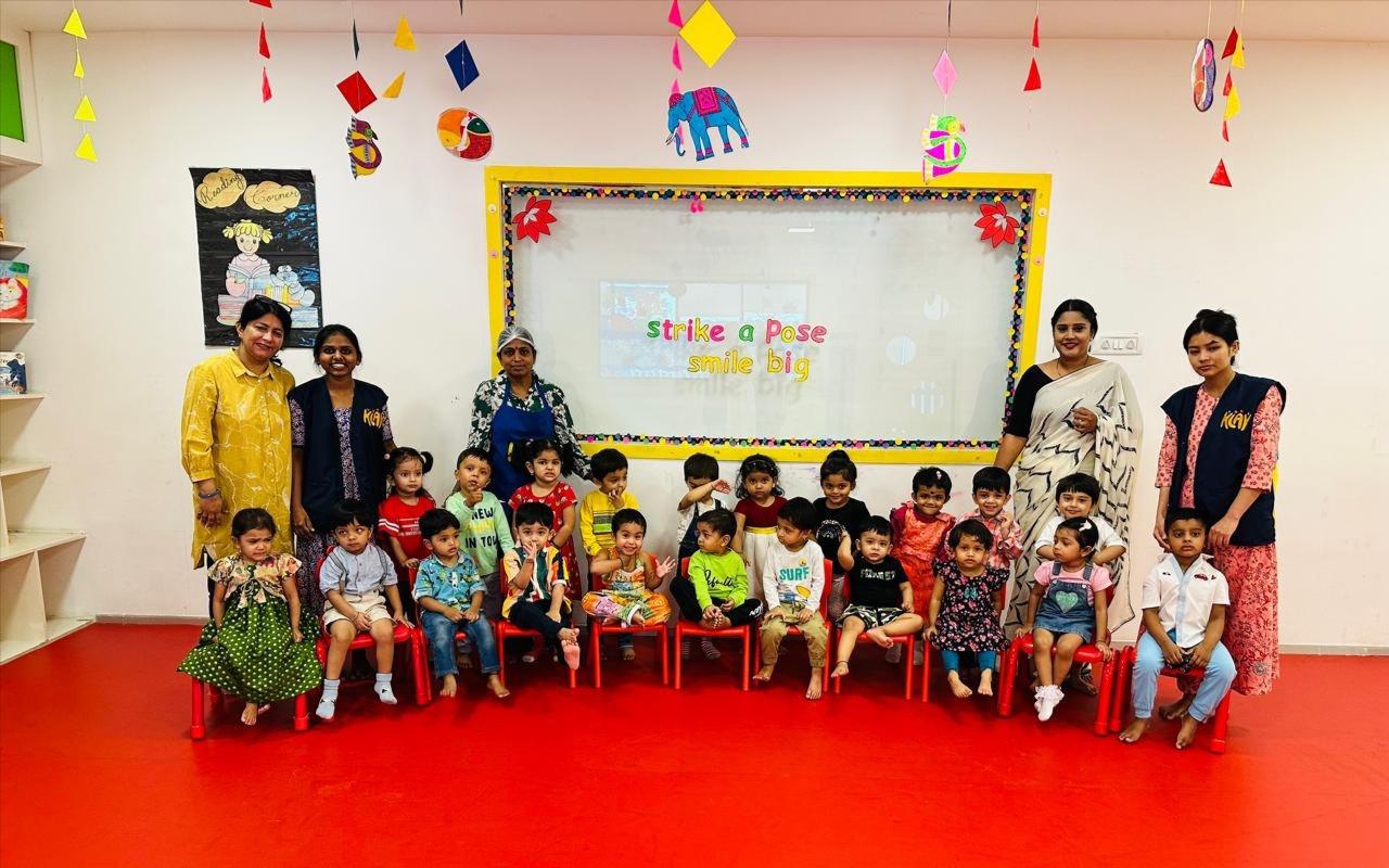 Klay Kondapur preschool building in Madhapur, Hyderabad