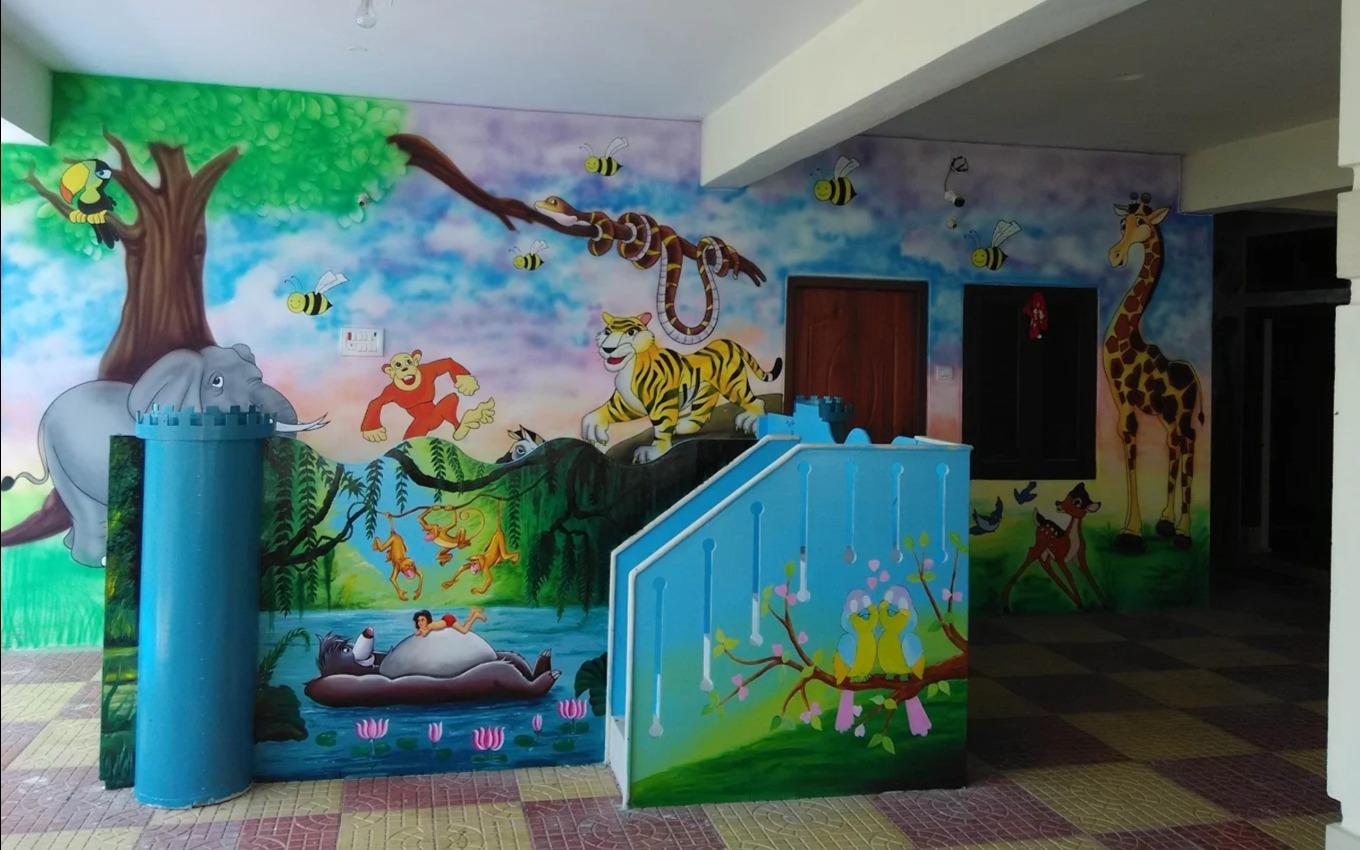 Spring Valley An APT Pre School preschool building in Beeramguda, Hyderabad