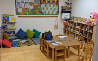 Footprints Preschool Sector 16A preschool building in Sector 16a, Noida