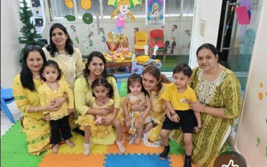 Little Kiddies Cloud preschool building in Thakur Village, Mumbai