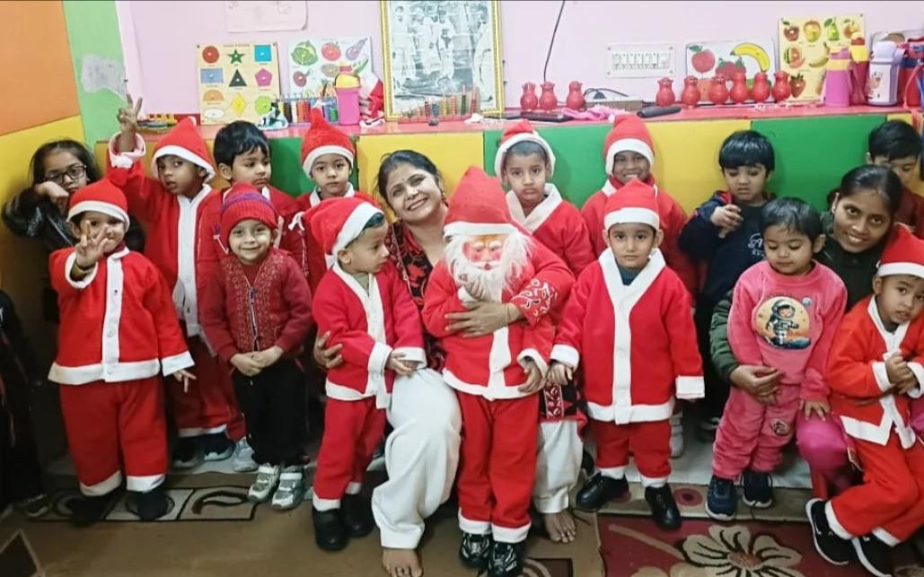 The Angel House Playschool Patparganj preschool building in Bose Road, Kolkata