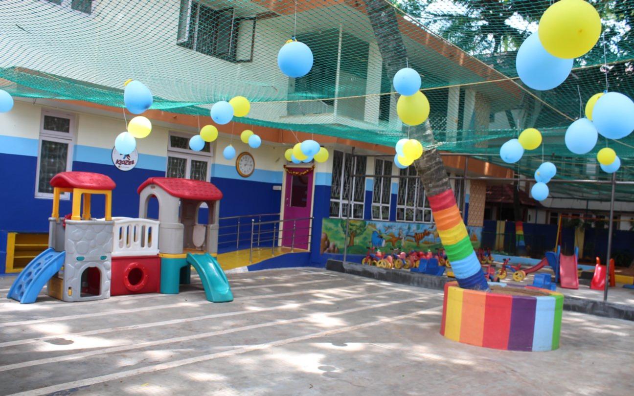 Kidzee Malleswaram preschool building in Malleshwaram, Bengaluru
