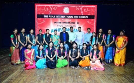 The Asha International Pre School preschool building in Ravet, Pune