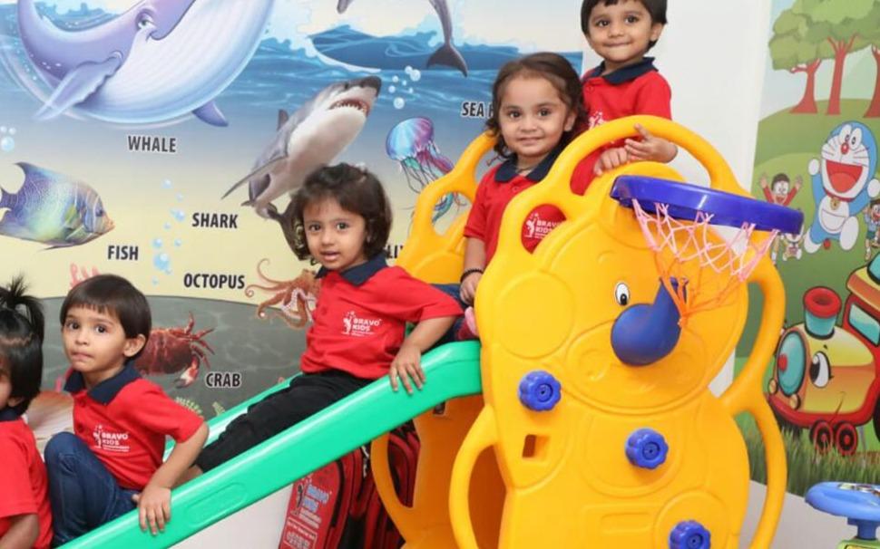 Hello Kids Kadma preschool building in Kadma Road, Hazaribagh