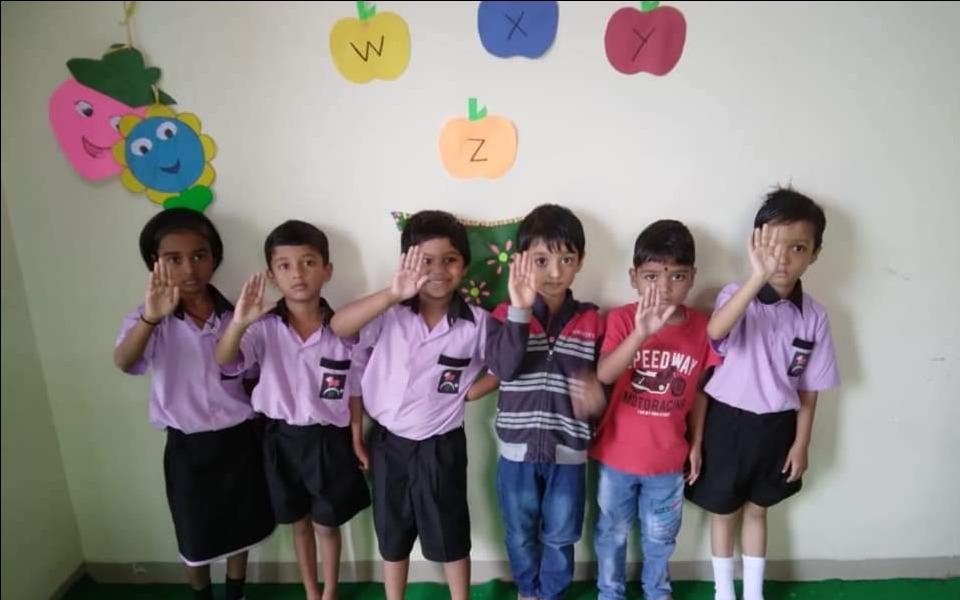Bridge Blooming Preschool preschool building in Lohegaon, Pune