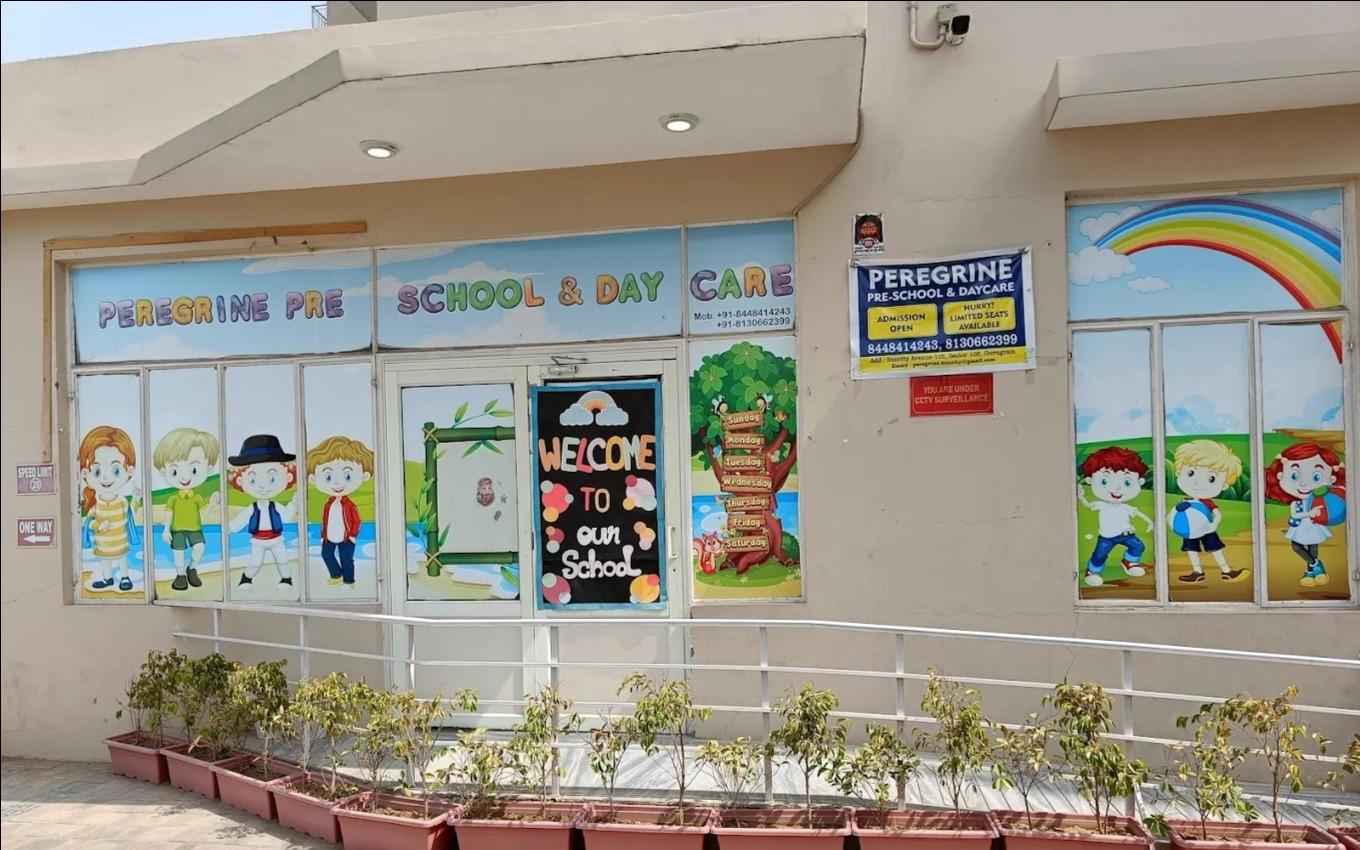 Peregrine Preschool & Daycare preschool building in Sector 102, Gurugram