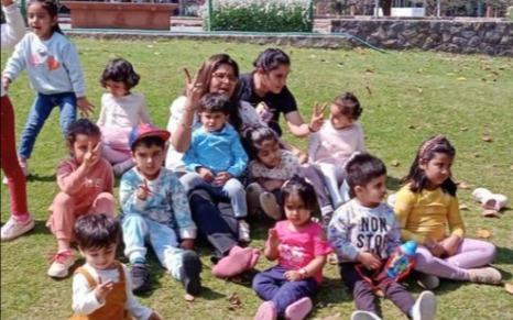 The Wonder Nest Green Park preschool building in Green Park, New Delhi