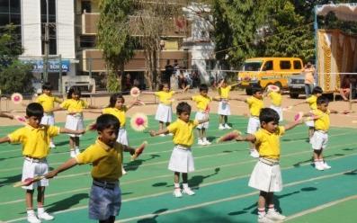 Towering Heights preschool building in Vijay Nagar, Bengaluru