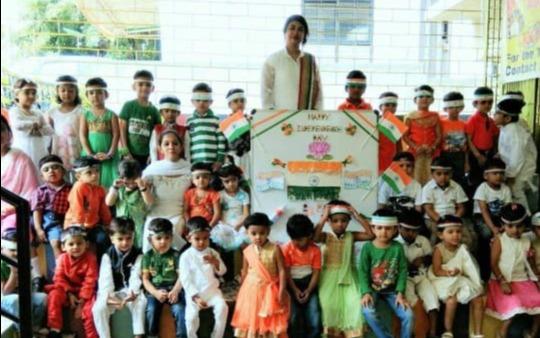 Bright Kids Nursery preschool building in Kondhwa, Pune