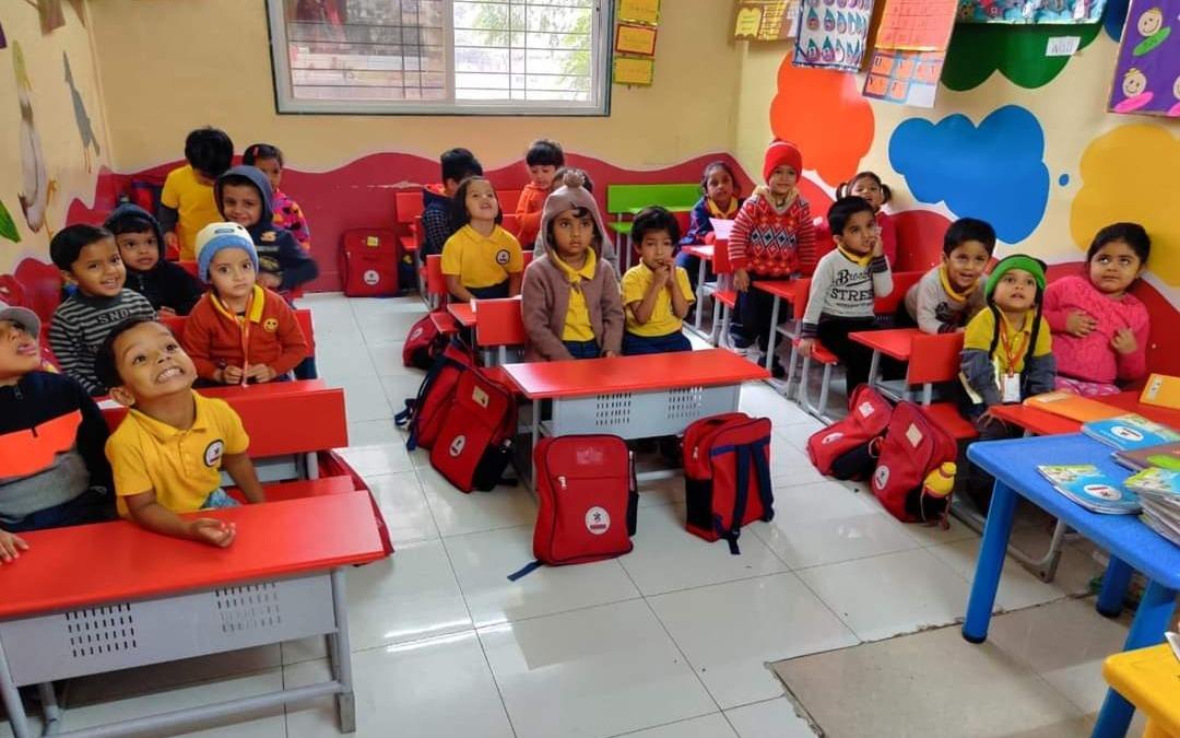 Kidzee preschool building in Wakad, Pune