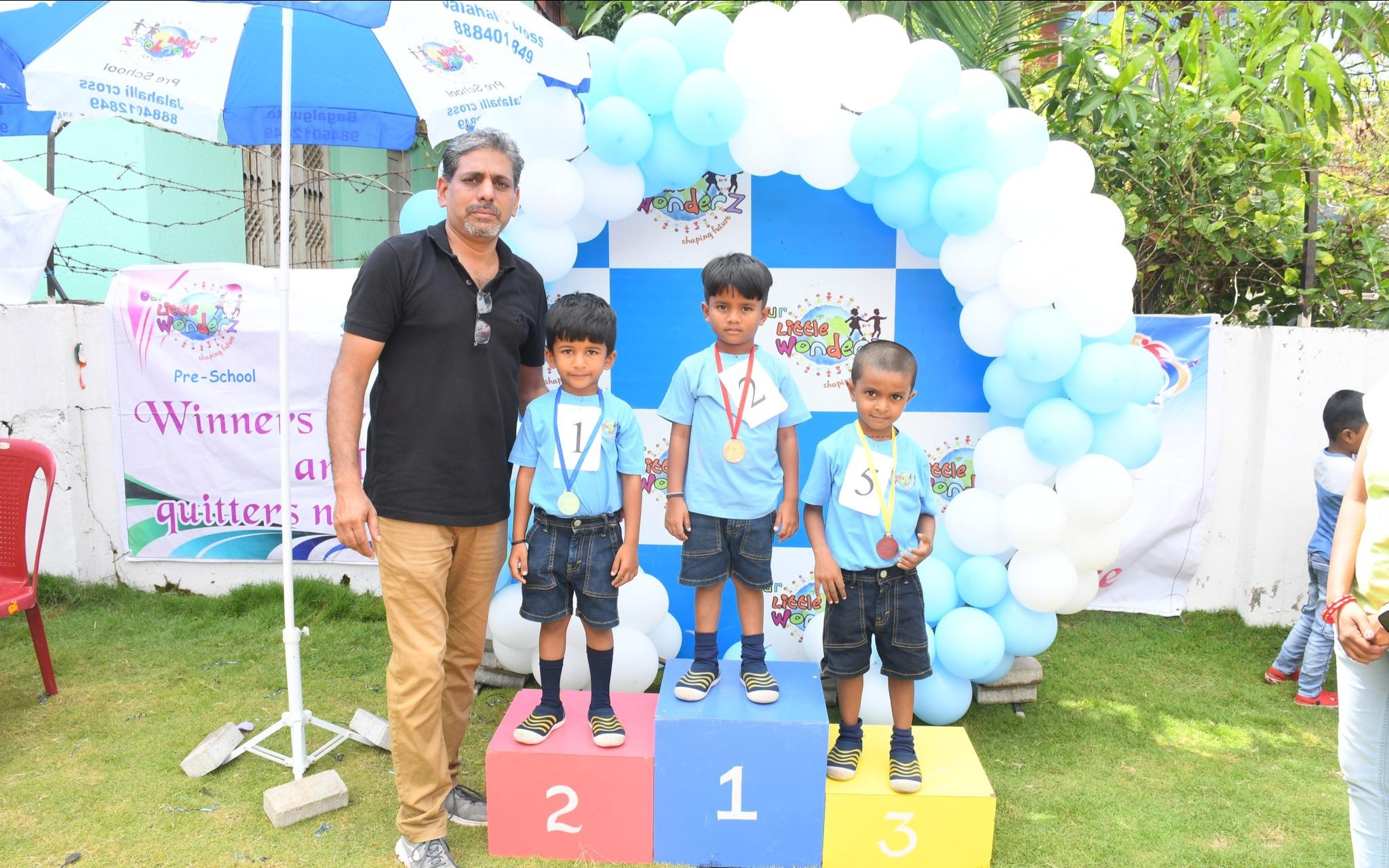 Our Little Wonderz Abbigere preschool building in Jalahalli West, Bengaluru