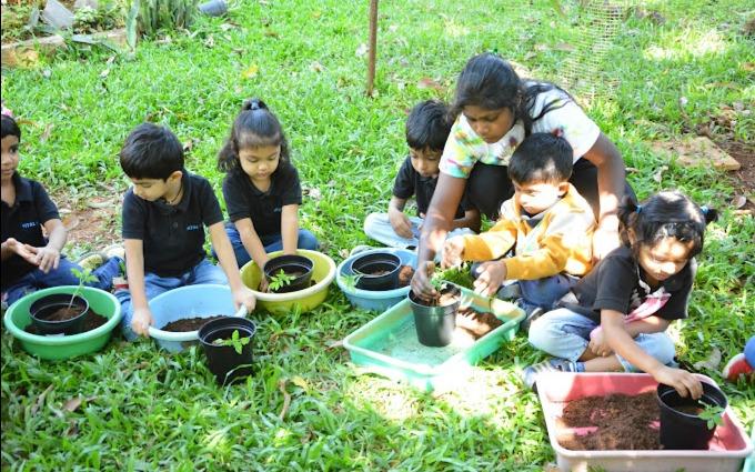 Vitalyears Montessori school preschool building in Kasavanahalli, Bengaluru