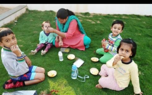 Playful Penguins Daycare preschool building in Punawale, Pune
