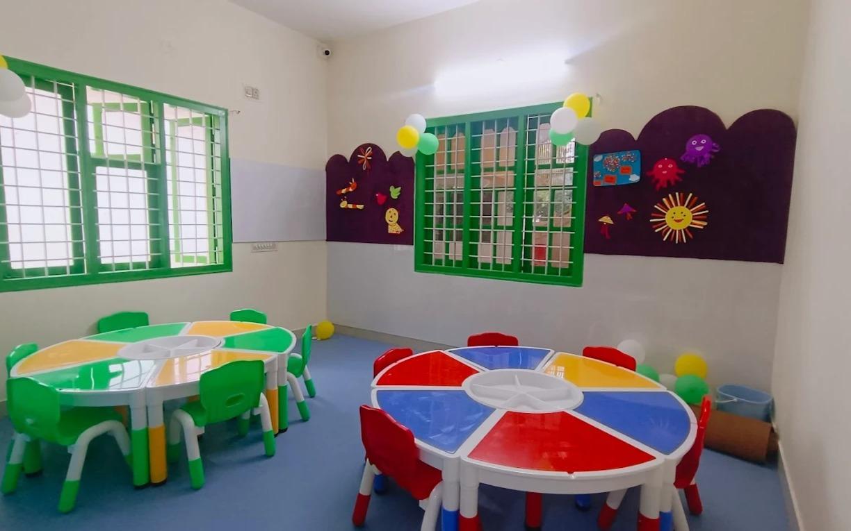 Makoons Playschool Khajaguda preschool building in Khajaguda, Hyderabad
