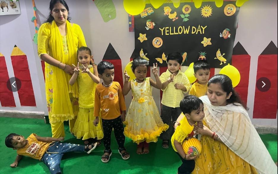 Happy hearts convent Vipin Garden preschool building in Dwarka Mor, New Delhi