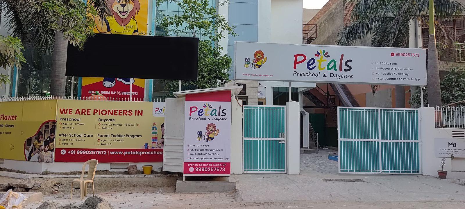 Petals Preschool Sector 48 Noida preschool building in Sector 48, Noida