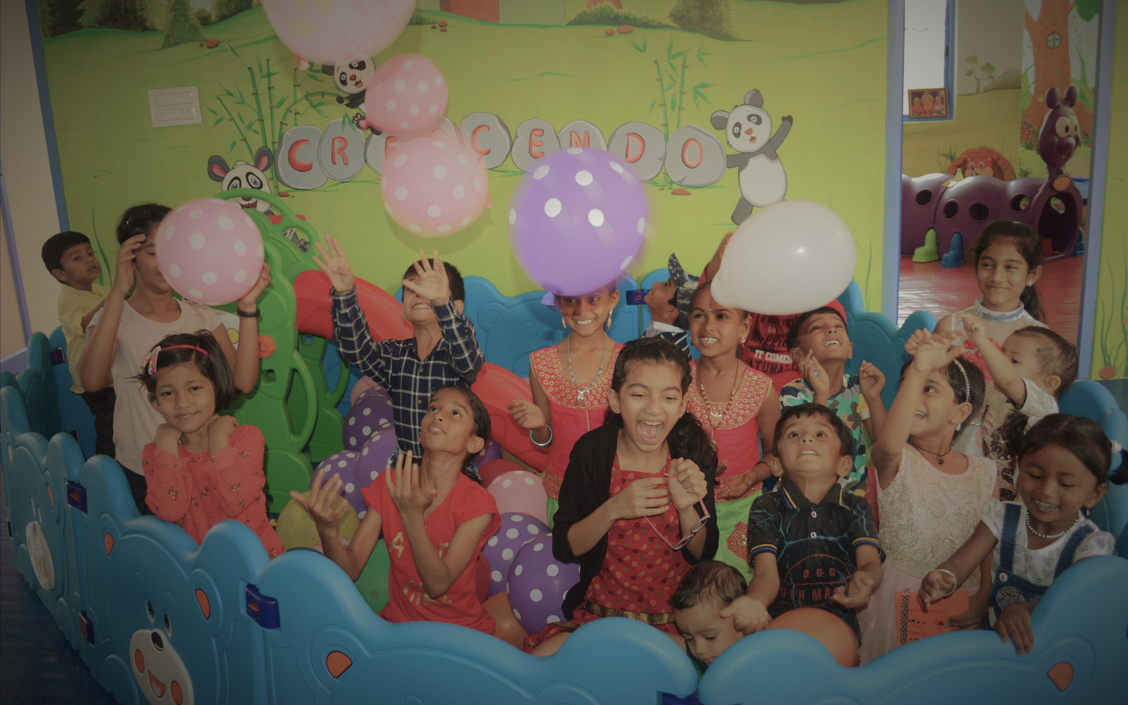 Crescendo International Preschool preschool building in Seegehalli, Bengaluru