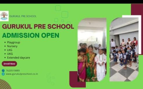 Gurukul Pre School preschool building in Fursungi, Pune