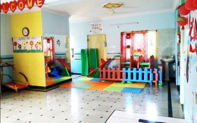 Hummingbird - The Happy School preschool building in Rk Hegde Nagar, Bengaluru