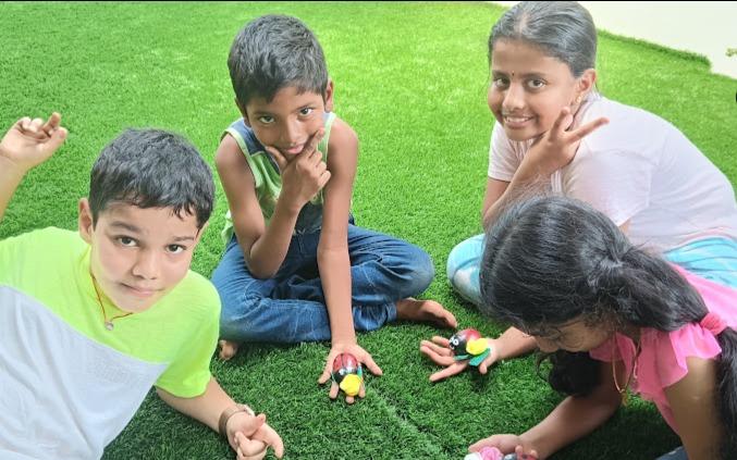 Helen O Grady Sai Baba Colony preschool building in Saidabad Colony, Coimbatore