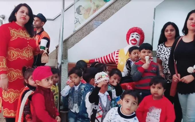 Kids Zone Mukherjee Nagar preschool building in Mukherjee Nagar, New Delhi