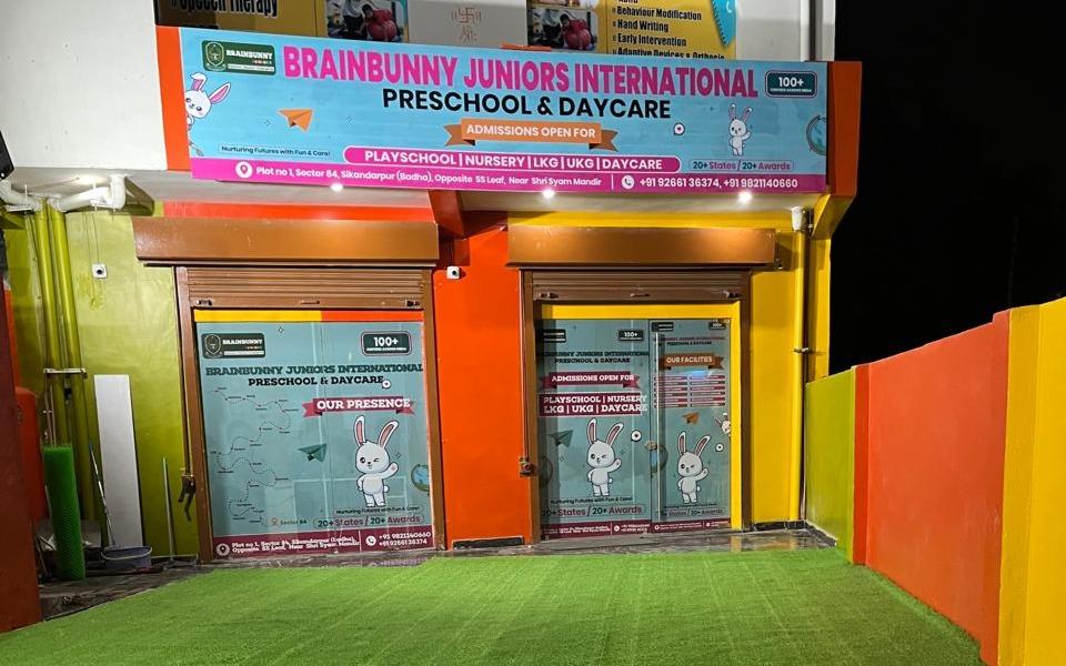 Brainbunny juniors Sector 84 preschool building in Sector 84, Gurugram