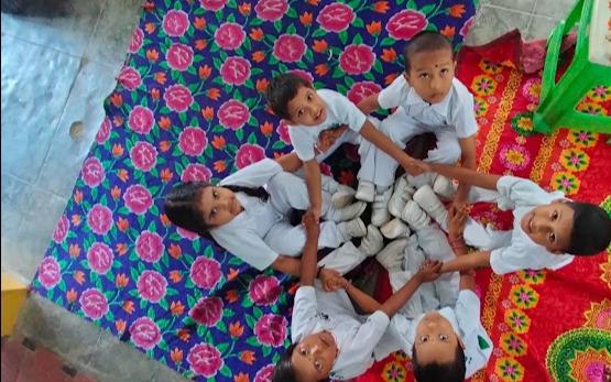 Ruhani School preschool building in Bagalur, Bengaluru