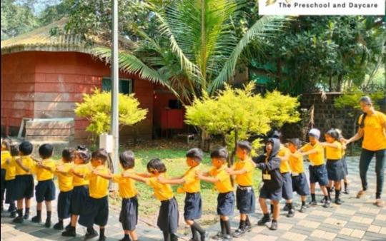 Vyom The Preschool And Daycare preschool building in Wakad, Pune