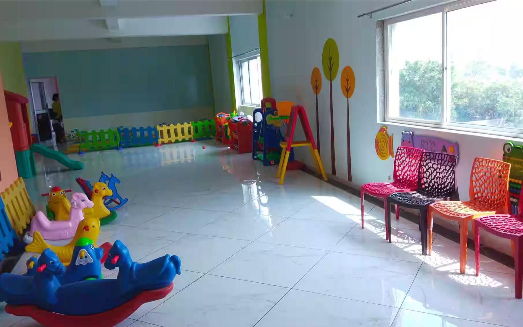 VidyArambham Preschool Bhiwadi preschool building in Milakpur Goojar, Bhiwadi