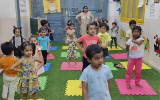 Kidzee Vasundhara Enclave preschool building in New Ashok Nagar, New Delhi