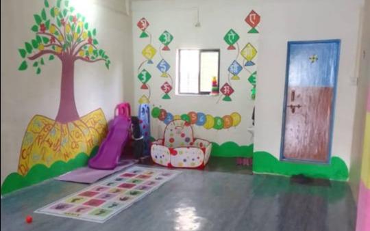 Gurukul Smart Kids preschool building in Marunji, Pune